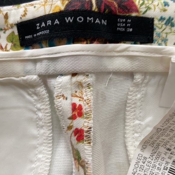 Zara floral pattern dress pants - Picture 2 of 5